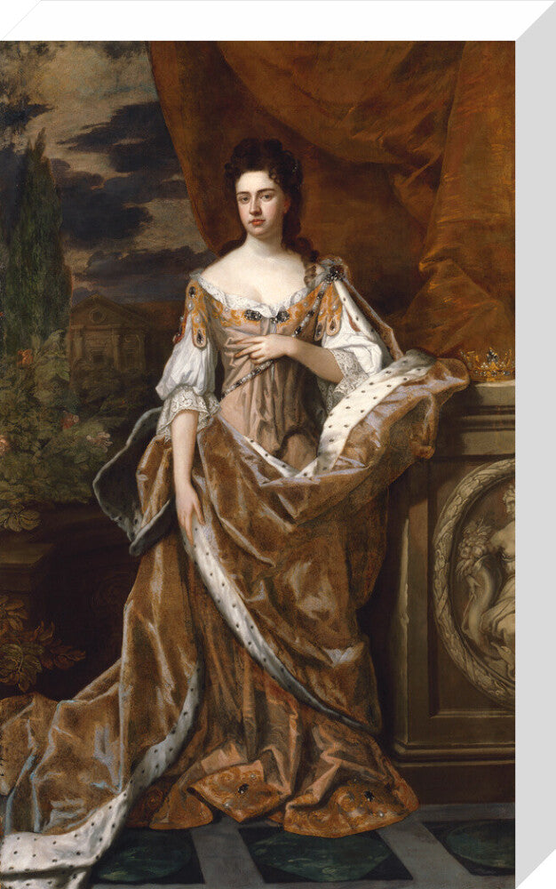 Queen anne portrait print (stretched canvas, medium, no frame)