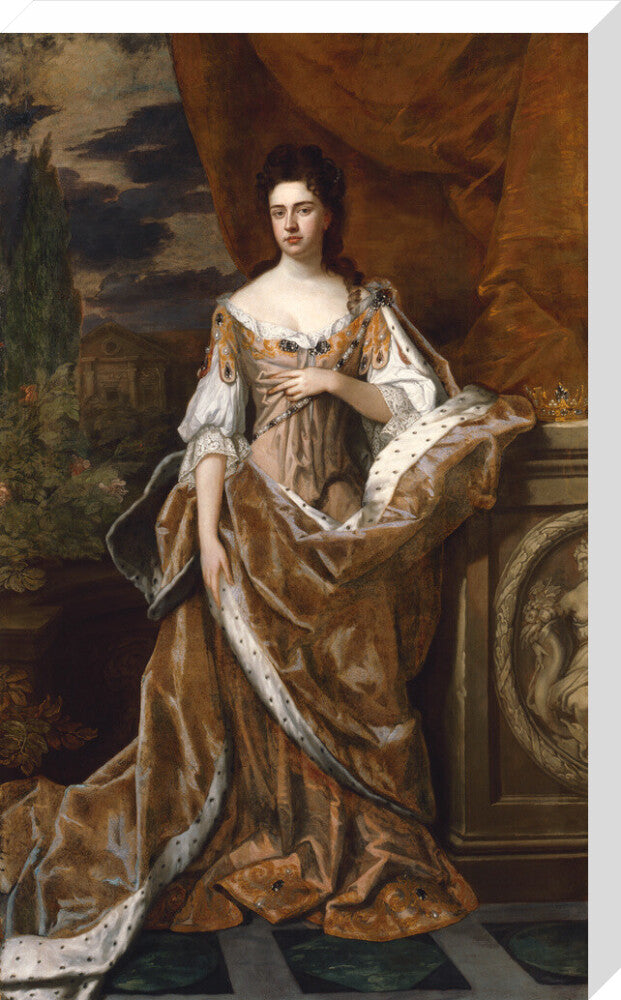Queen anne portrait print (stretched canvas, large, no frame)