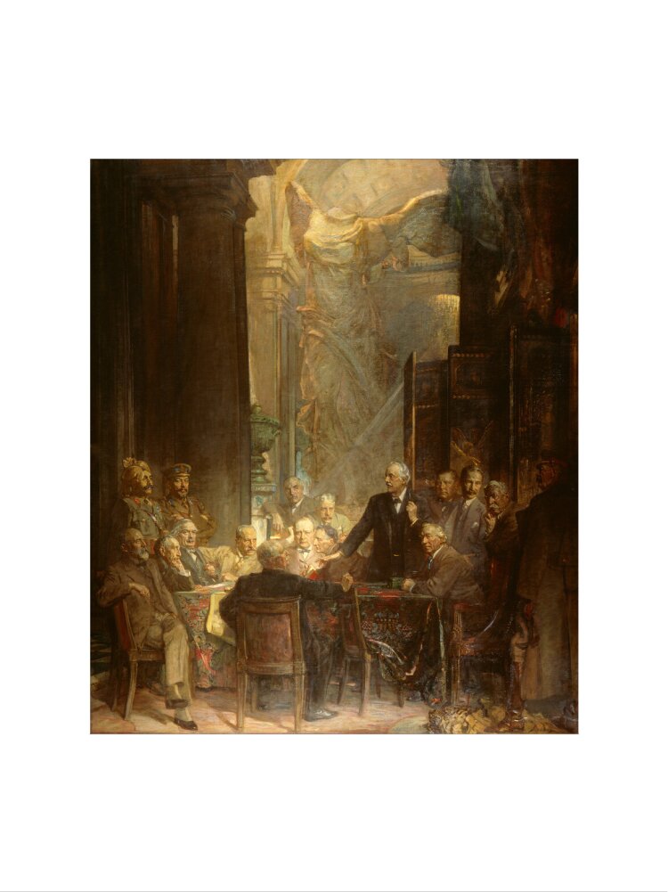 Statesmen of world war i portrait print (art print, small, no frame)