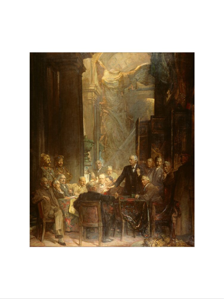 Statesmen of world war i portrait print (art print, large, no frame)