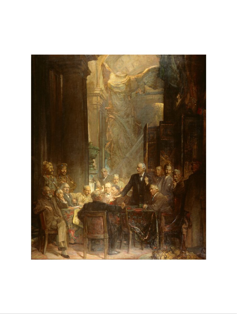 Statesmen of world war i portrait print (art print, extra large, no frame)