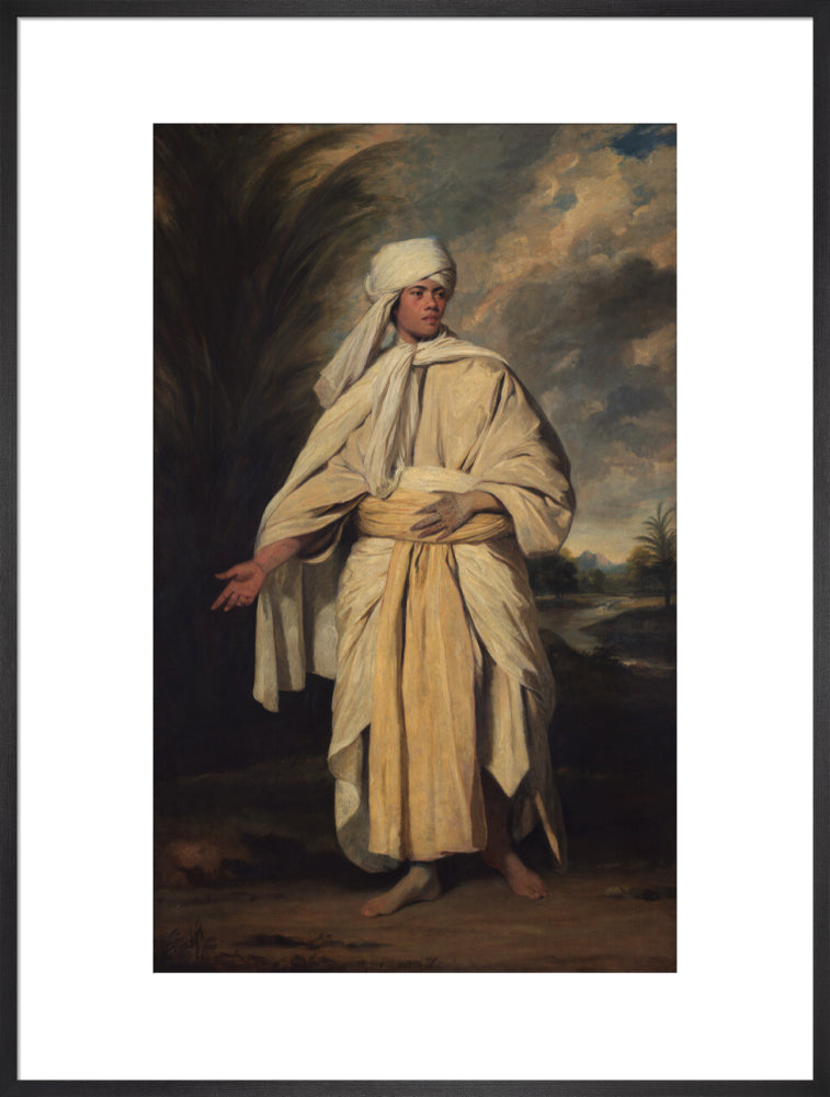 Mai (omai) portrait print (art print, extra large, black frame)