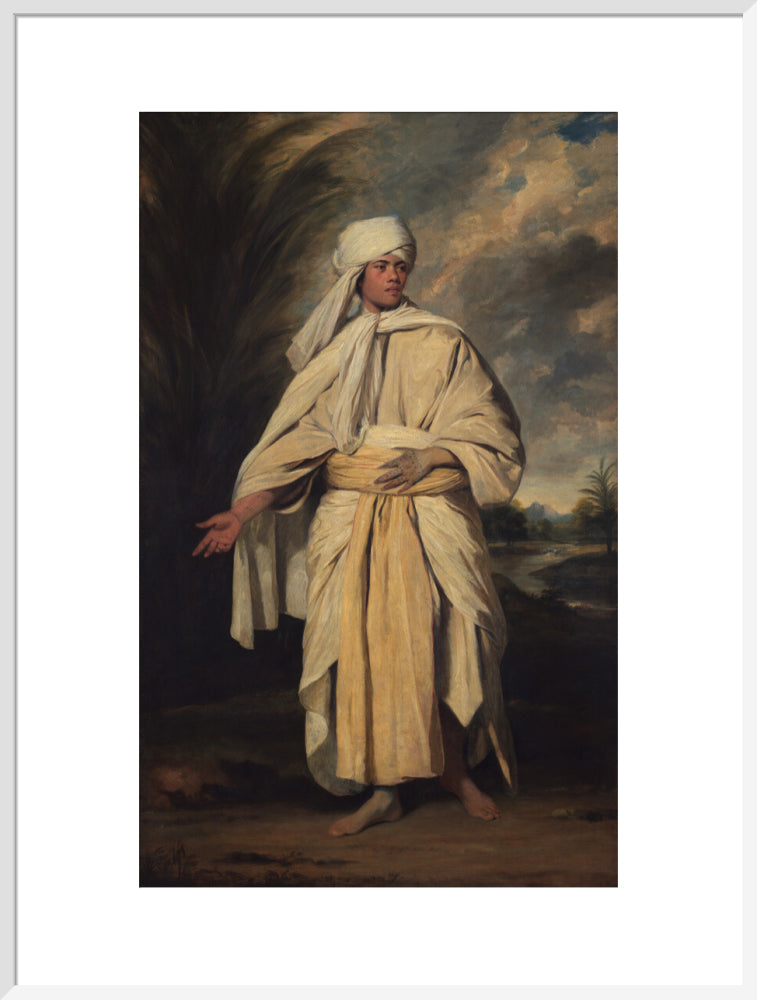 Mai (omai) portrait print (art print, extra large, white frame)