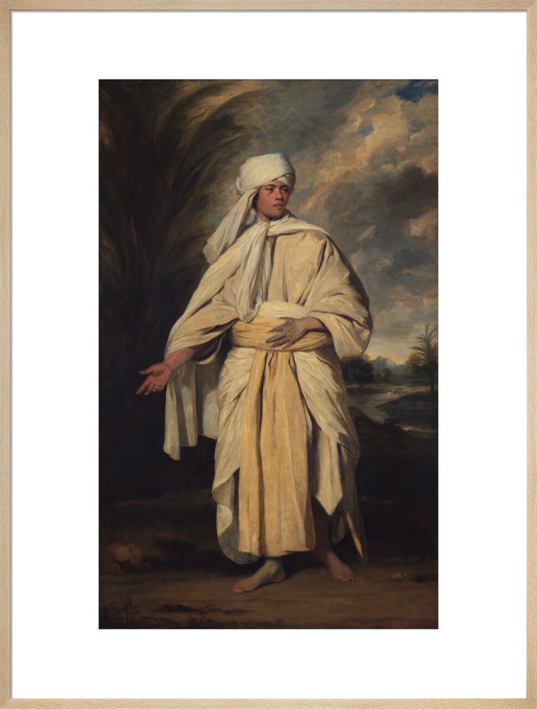 Mai (omai) portrait print (art print, extra large, natural frame)