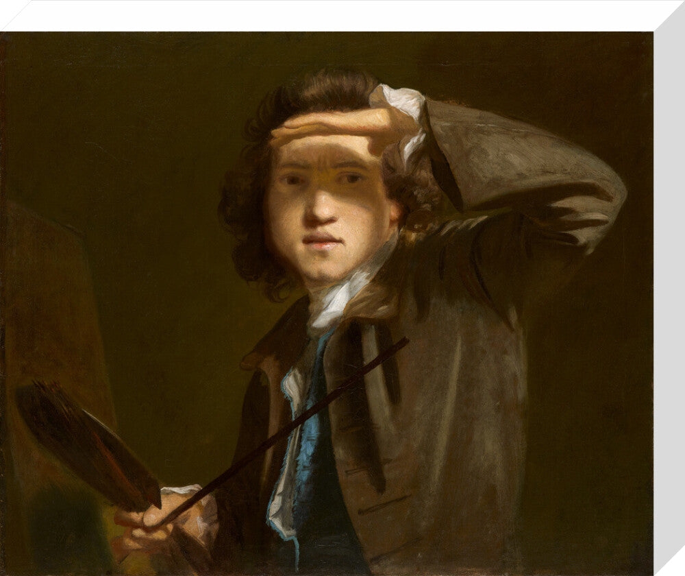 Sir joshua reynolds portrait print (stretched canvas, medium, no frame)