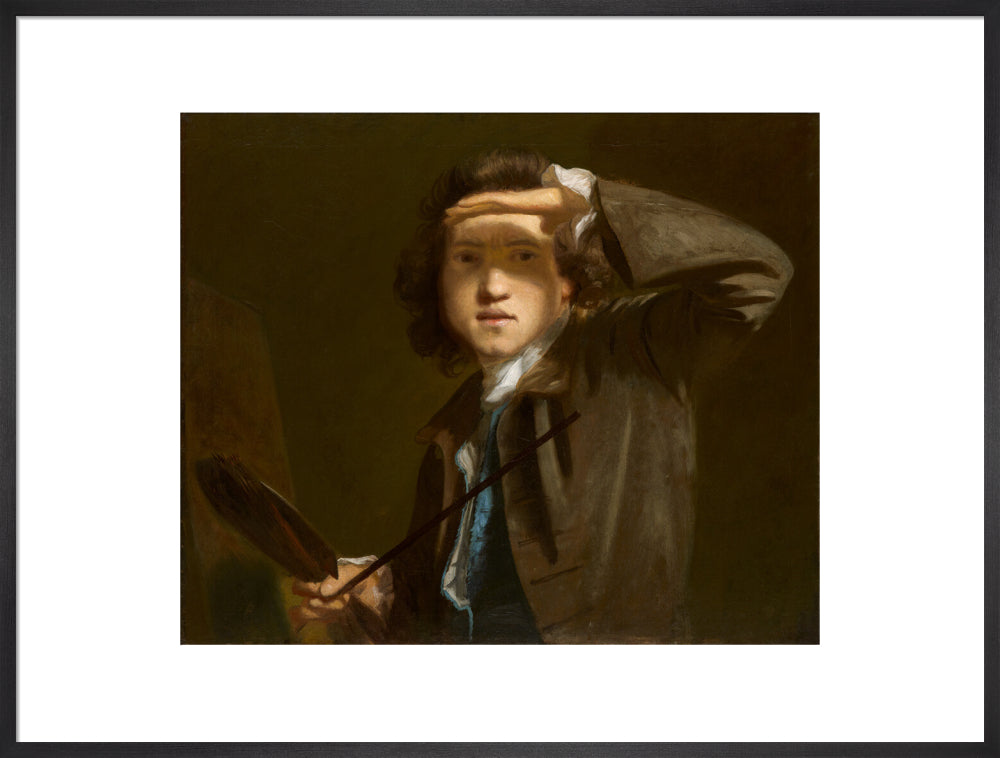 Sir joshua reynolds portrait print (art print, extra large, black frame)