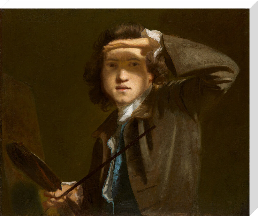 Sir joshua reynolds portrait print (stretched canvas, large, no frame)