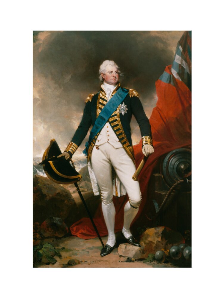 King william iv portrait print (art print, large, no frame)