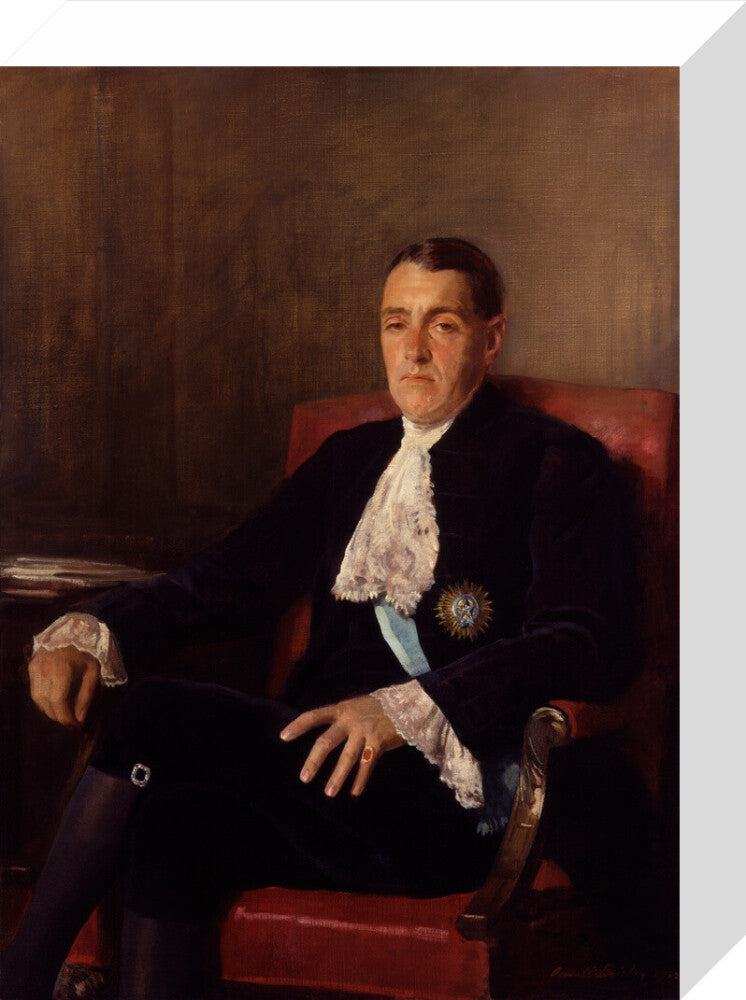 Frederick edwin smith, 1st earl of birkenhead portrait print (stretched canvas, small, no frame)