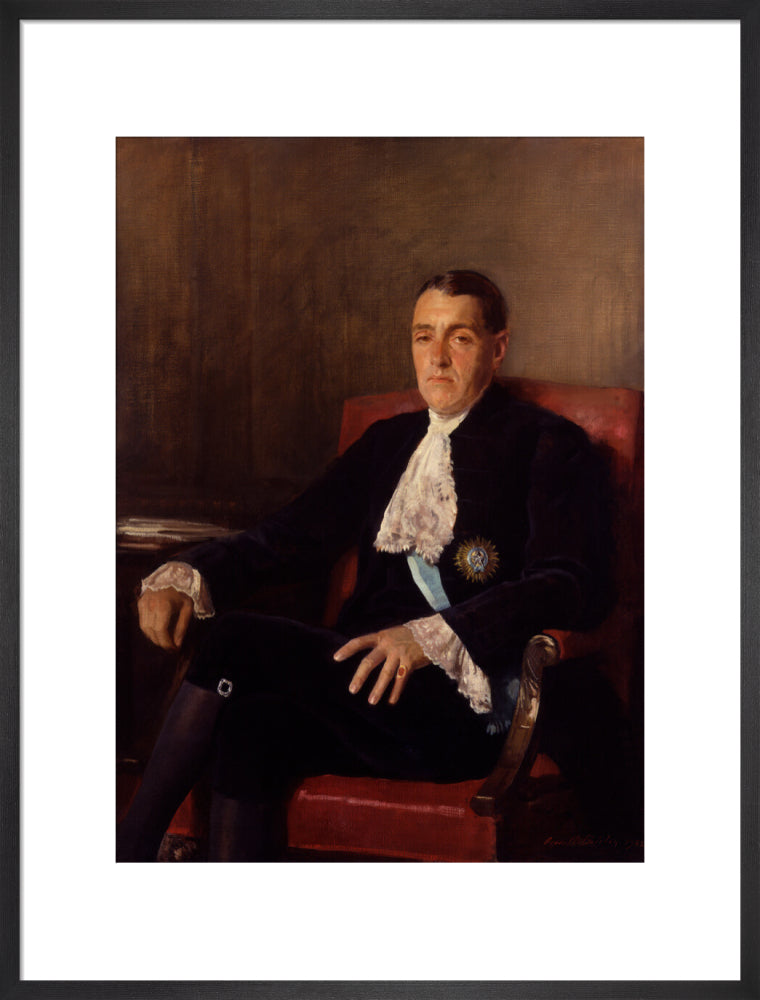 Frederick edwin smith, 1st earl of birkenhead portrait print (art print, large, black frame)