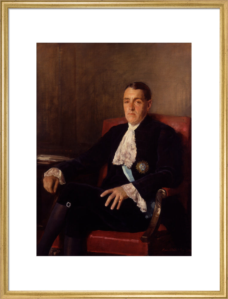 Frederick edwin smith, 1st earl of birkenhead portrait print (art print, large, gold frame)