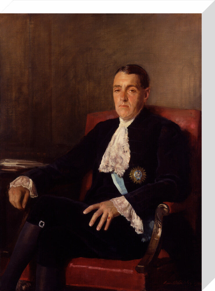 Frederick edwin smith, 1st earl of birkenhead portrait print (stretched canvas, medium, no frame)