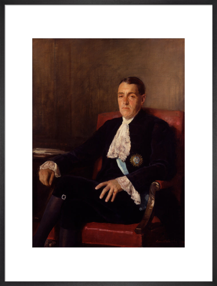 Frederick edwin smith, 1st earl of birkenhead portrait print (art print, extra large, black frame)