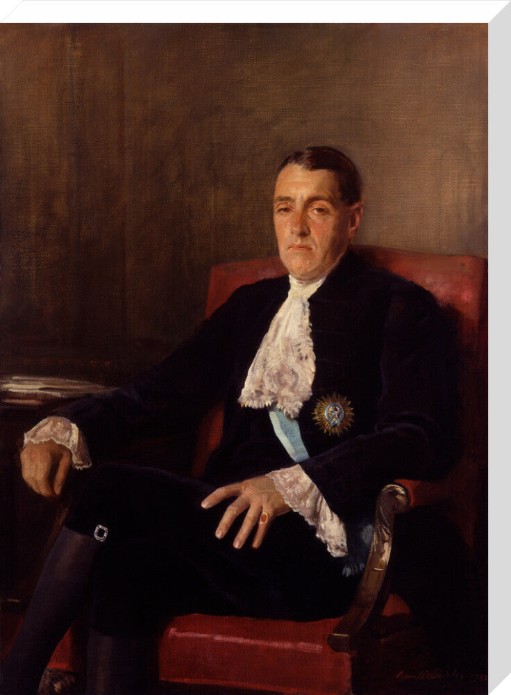 Frederick edwin smith, 1st earl of birkenhead portrait print (stretched canvas, large, no frame)