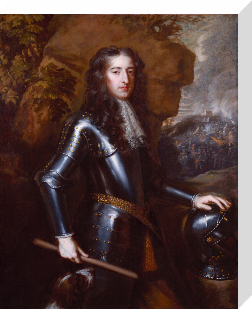 King william iii portrait print (stretched canvas, medium, no frame)
