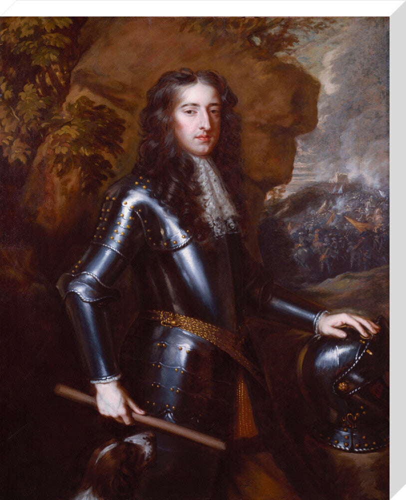 King william iii portrait print (stretched canvas, large, no frame)