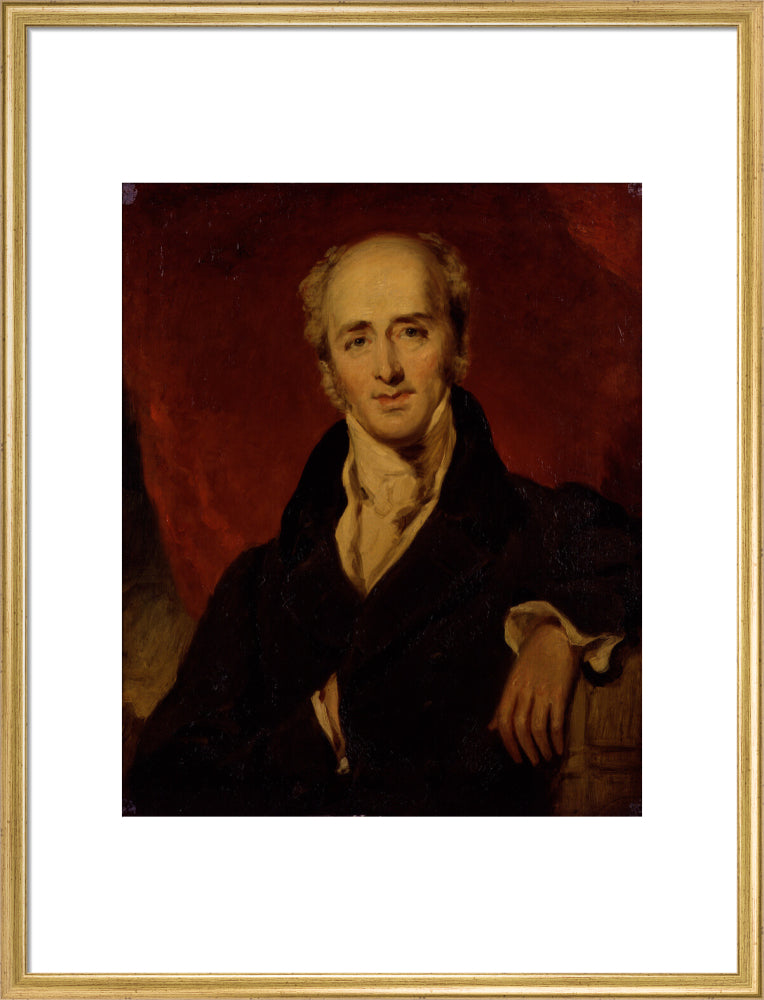 Charles grey, 2nd earl grey portrait print (art print, large, gold frame frame)