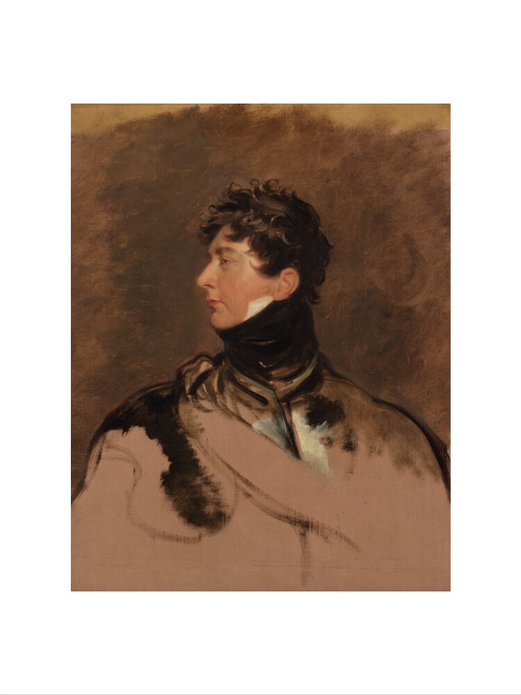 King george iv portrait print (art print, medium, no frame)