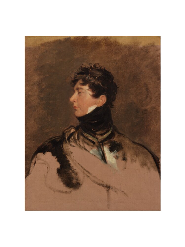 King george iv portrait print (art print, extra large, no frame)