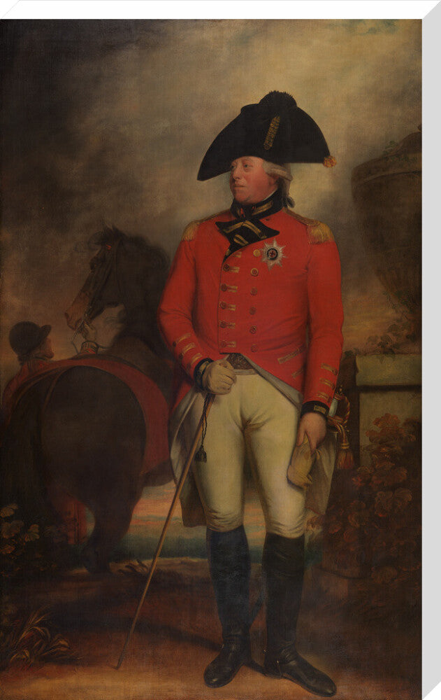 King george iii portrait print (stretched canvas, extra large, no frame)
