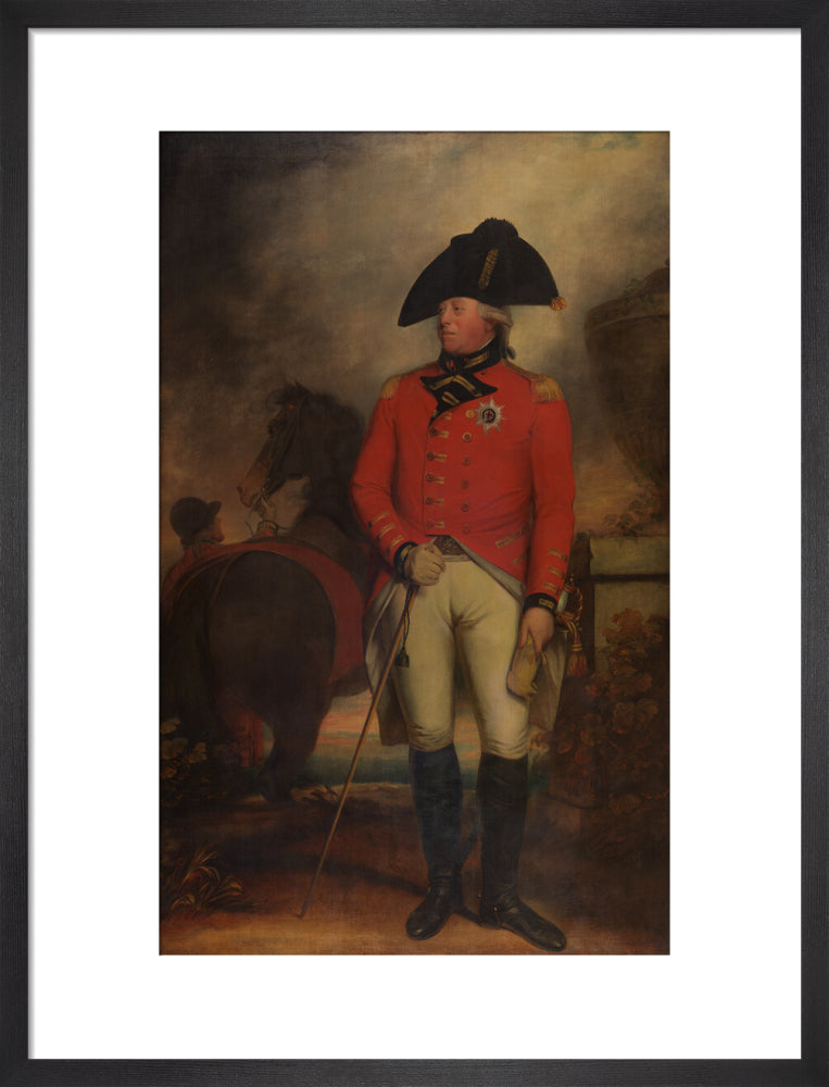 King george iii portrait print (art print, medium, black frame)
