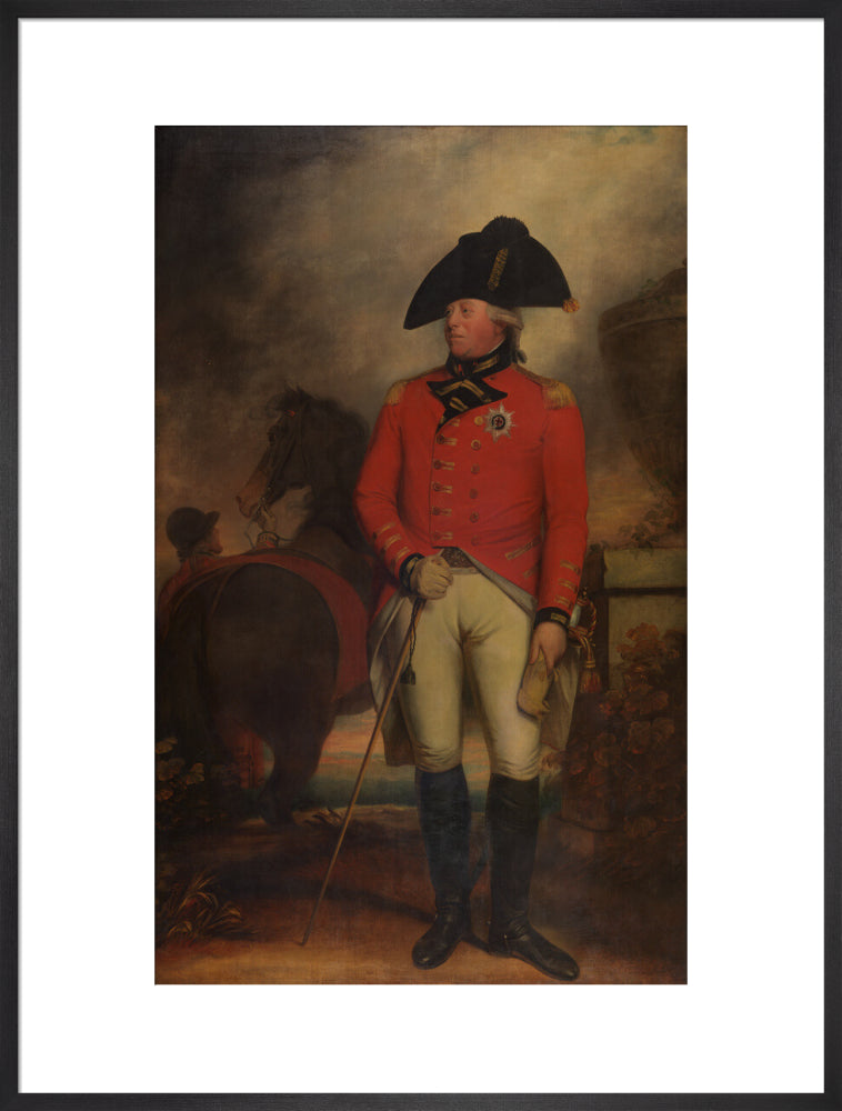 King george iii portrait print (art print, extra large, black frame)