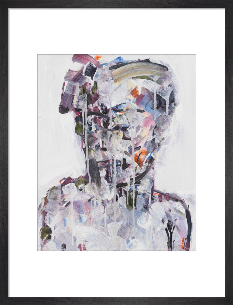 David bowie portrait print (art print, medium, black frame frame)