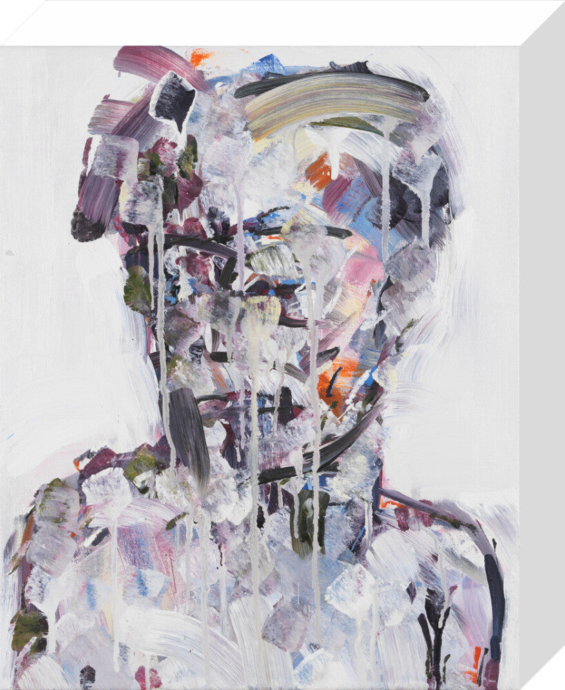 David bowie portrait print (stretched canvas, small, no frame frame)