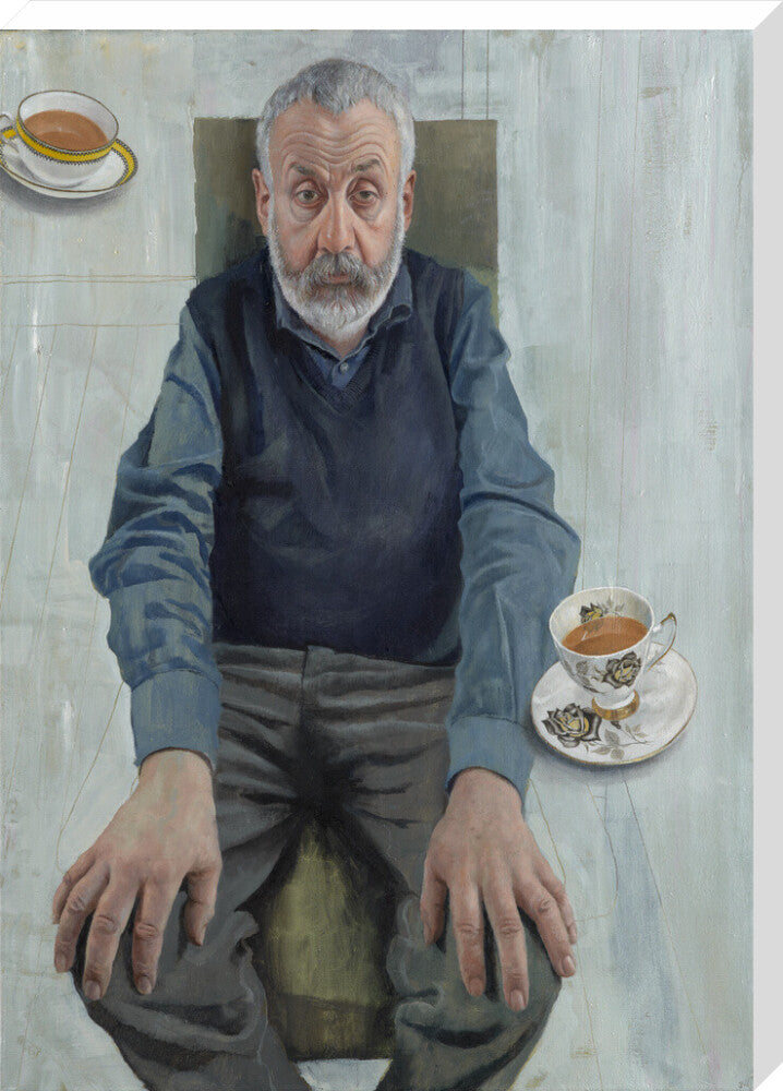 Mike leigh portrait print (stretched canvas, extra large, no frame)