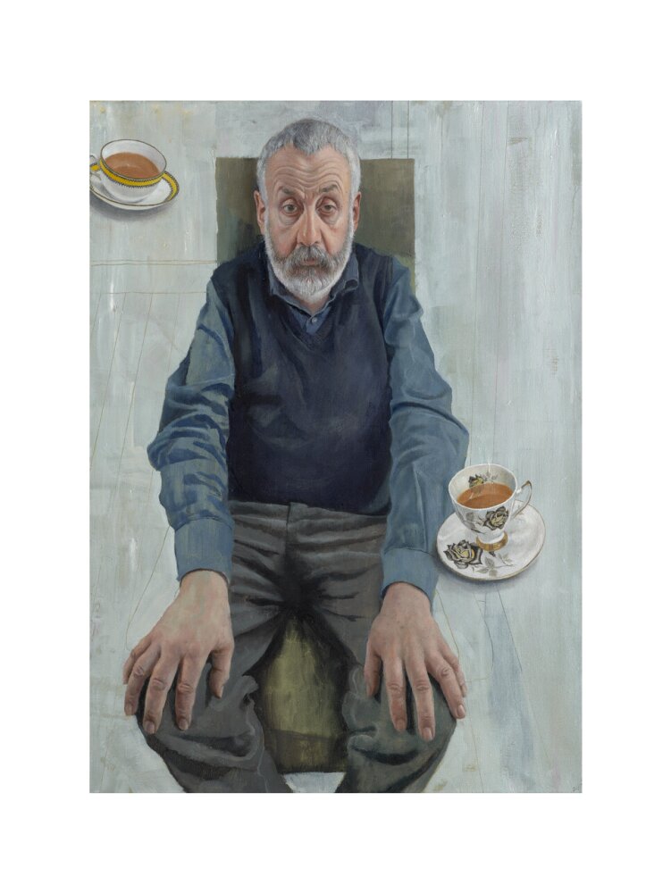 Mike leigh portrait print (art print, small, no frame)