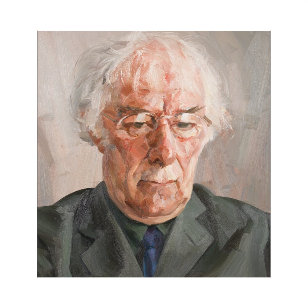 Seamus heaney portrait print (art print, small, no frame)