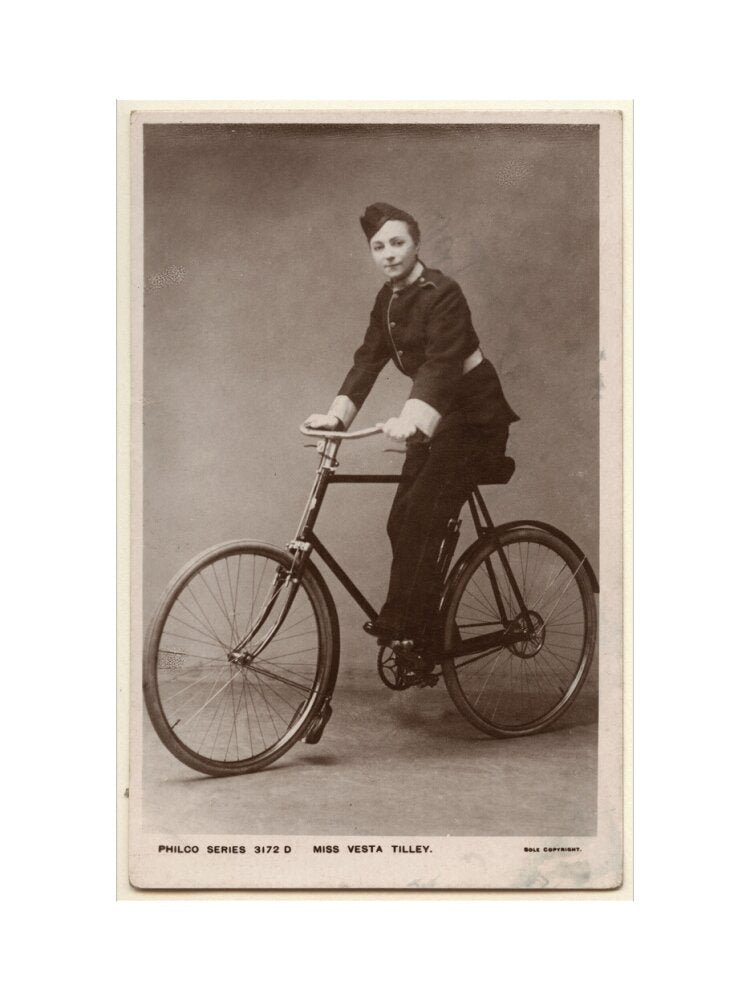 Vesta tilley portrait print (art print, small, no frame)