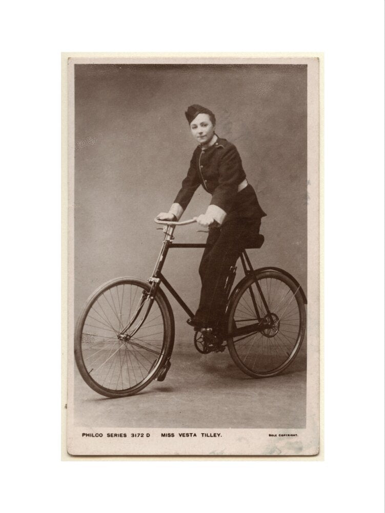 Vesta tilley portrait print (art print, medium, no frame)