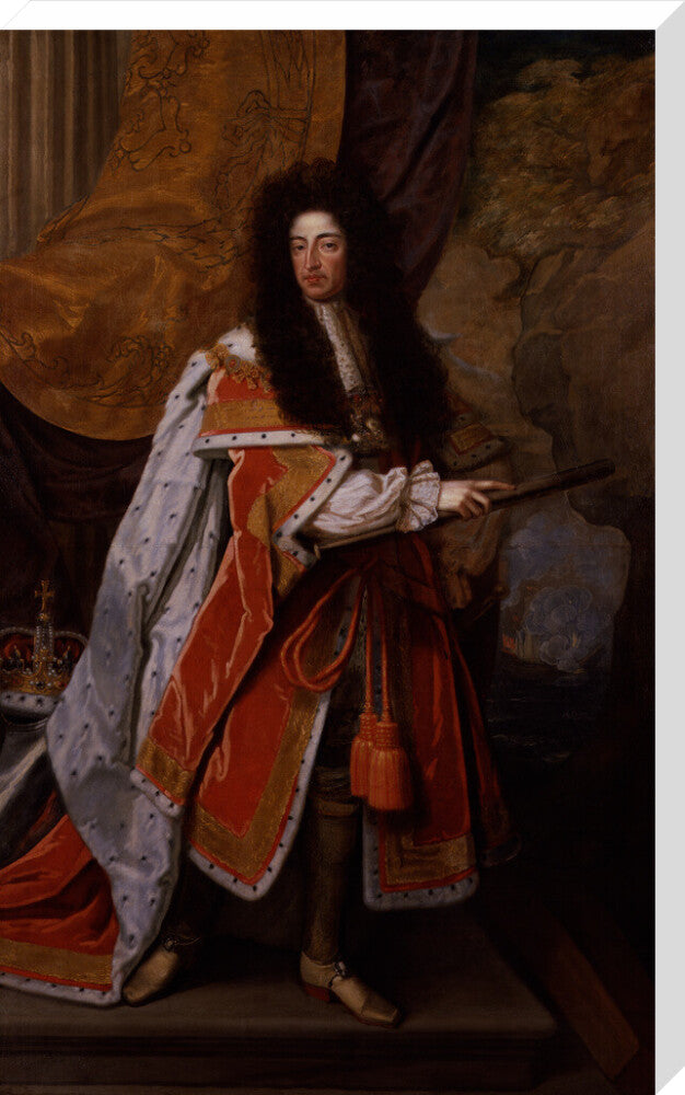 King william iii portrait print (stretched canvas, extra large, no frame)