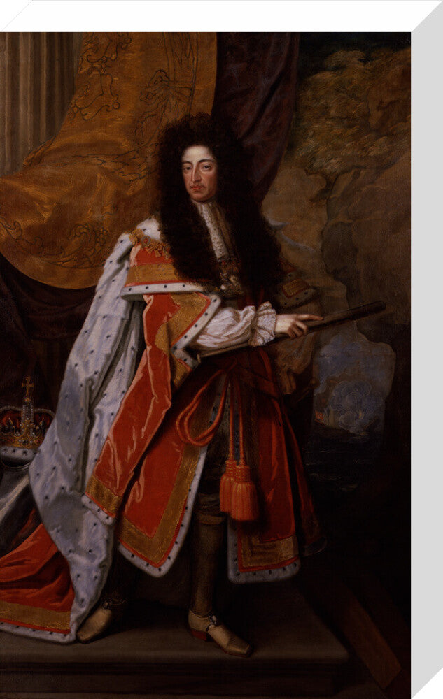 King william iii portrait print (stretched canvas, medium, no frame)