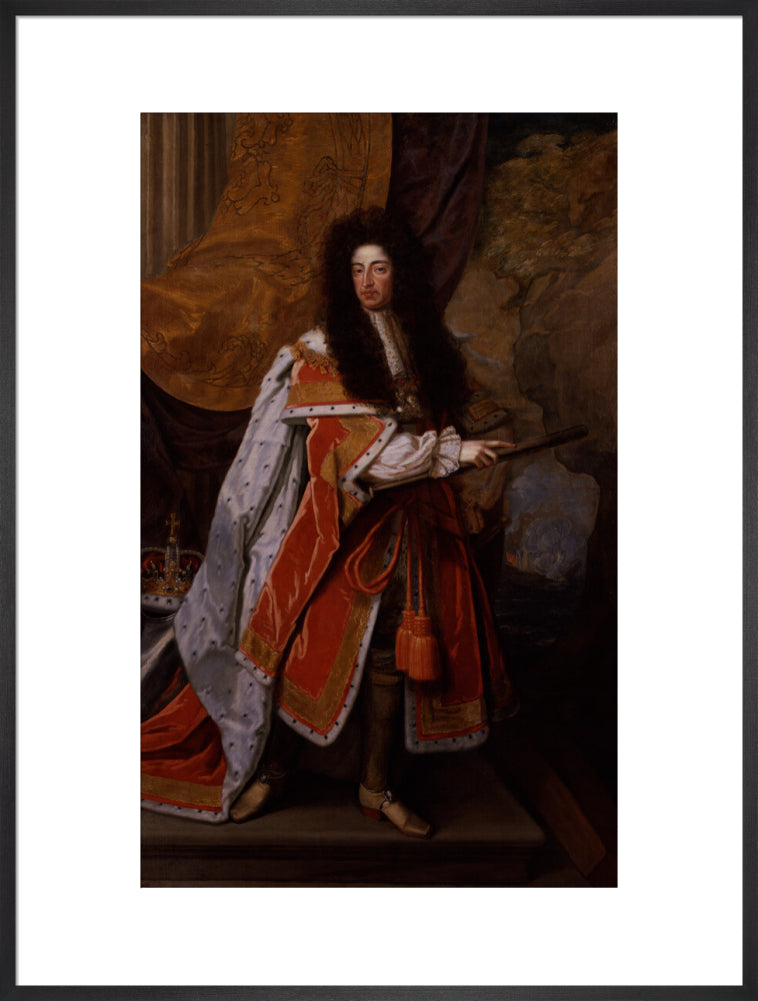 King william iii portrait print (art print, extra large, black frame)
