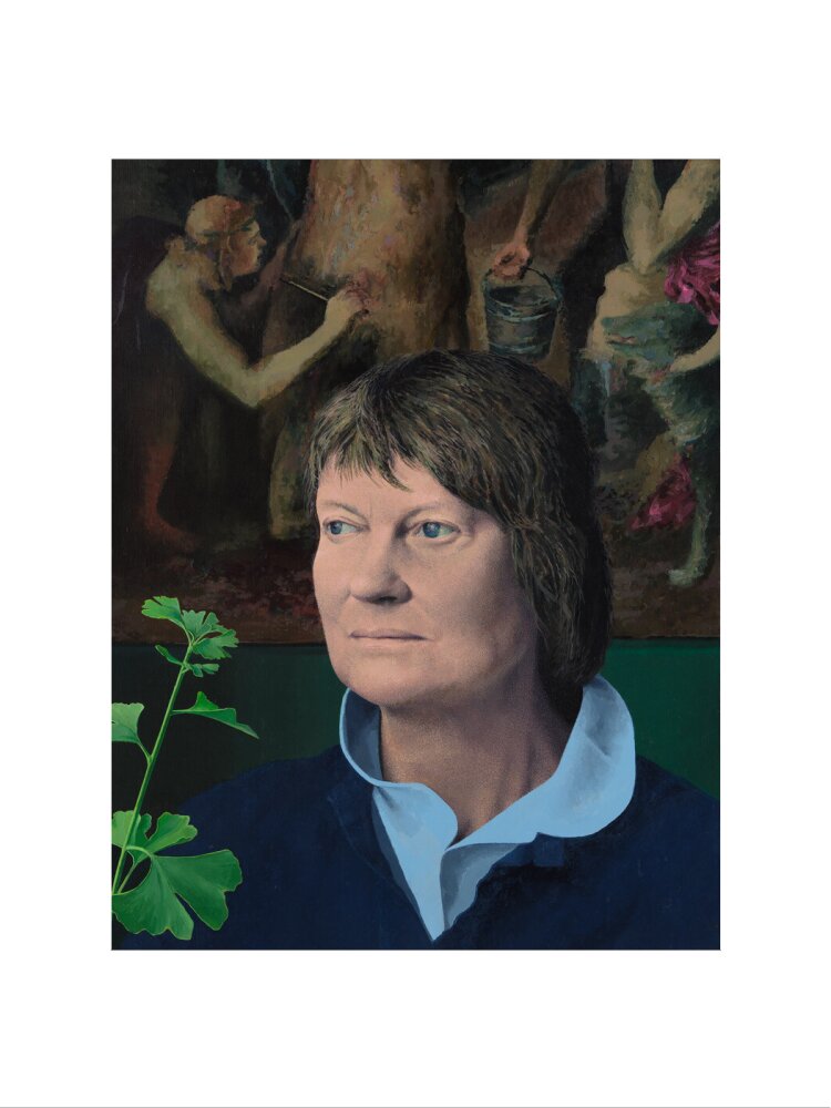 Iris murdoch portrait print (art print, extra large, no frame)