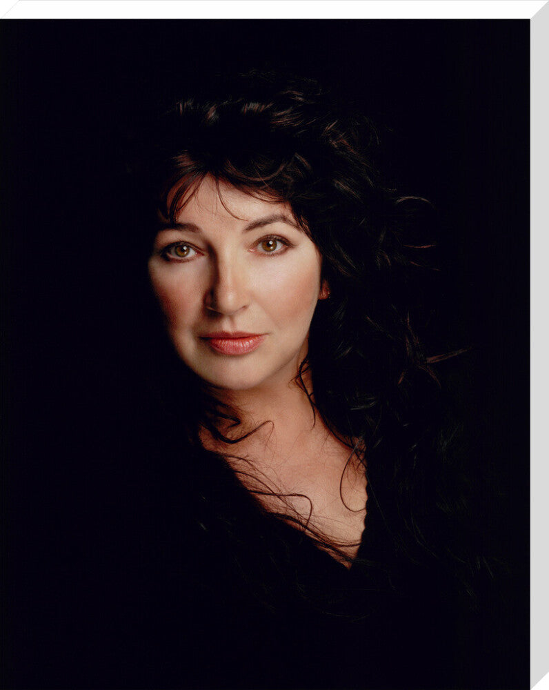 Kate bush portrait print (stretched canvas, extra large, no frame)