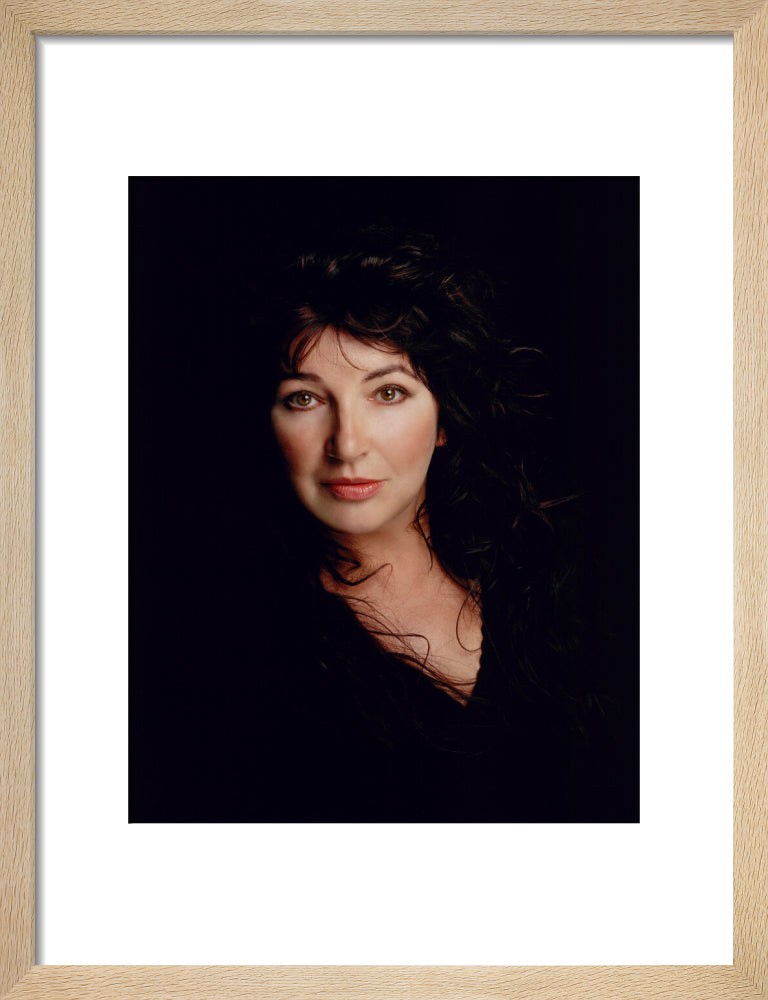 Kate bush portrait print (art print, small, natural frame)