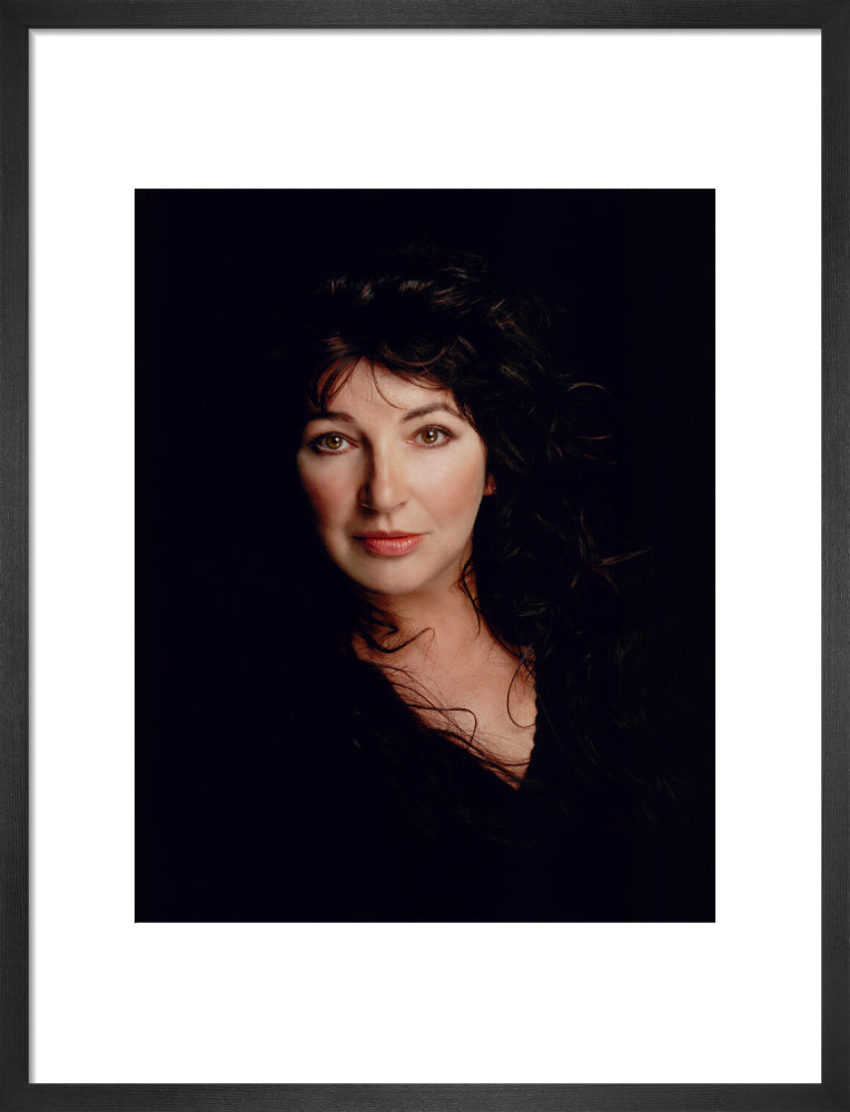 Kate bush portrait print (art print, medium, black frame)