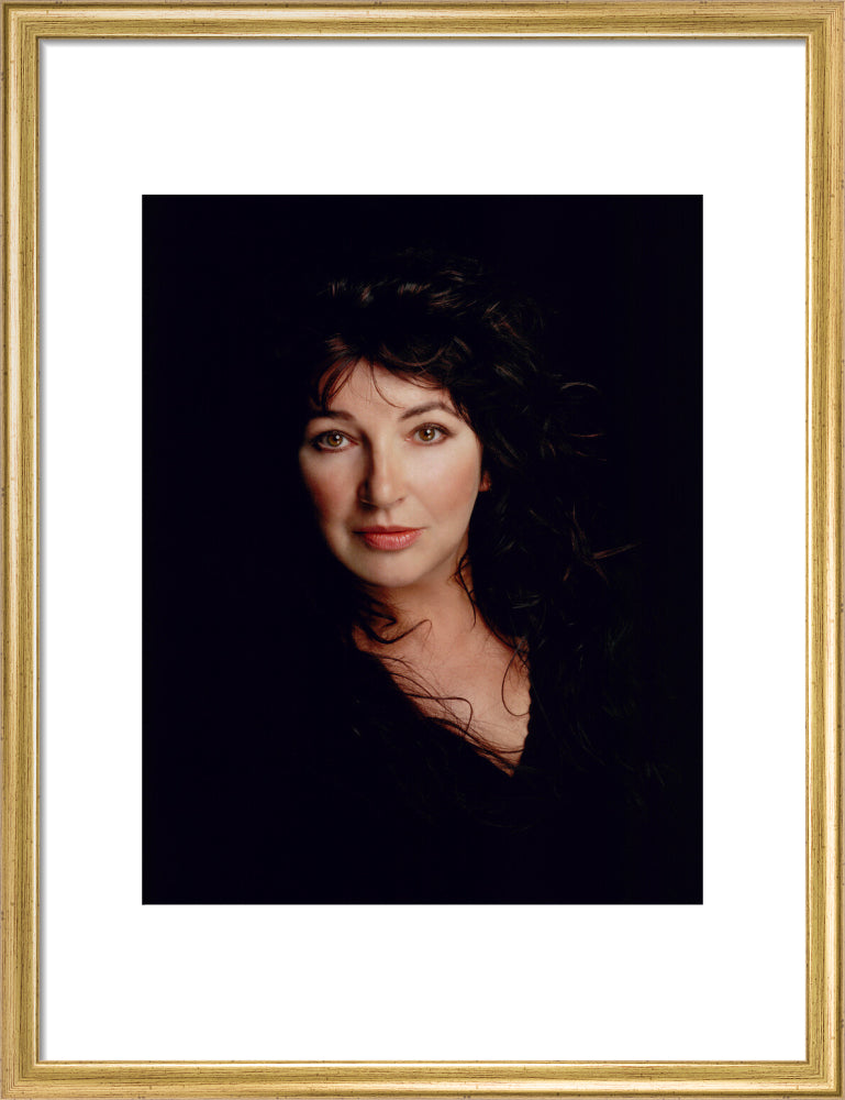 Kate bush portrait print (art print, medium, gold frame)