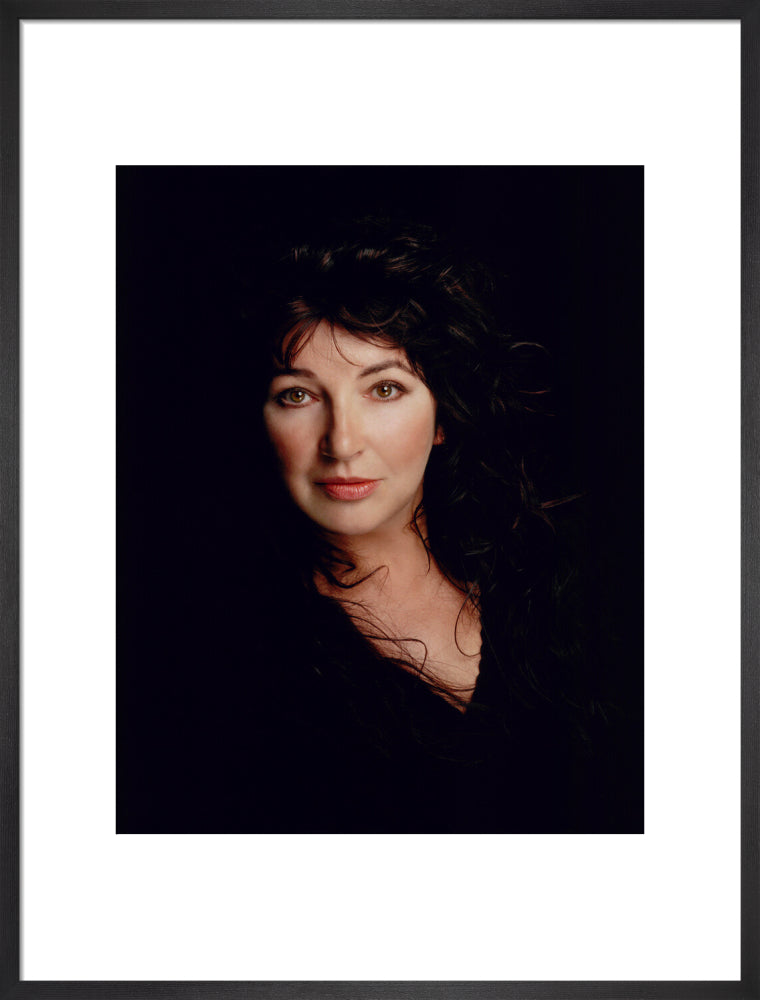 Kate bush portrait print (art print, large, black frame)