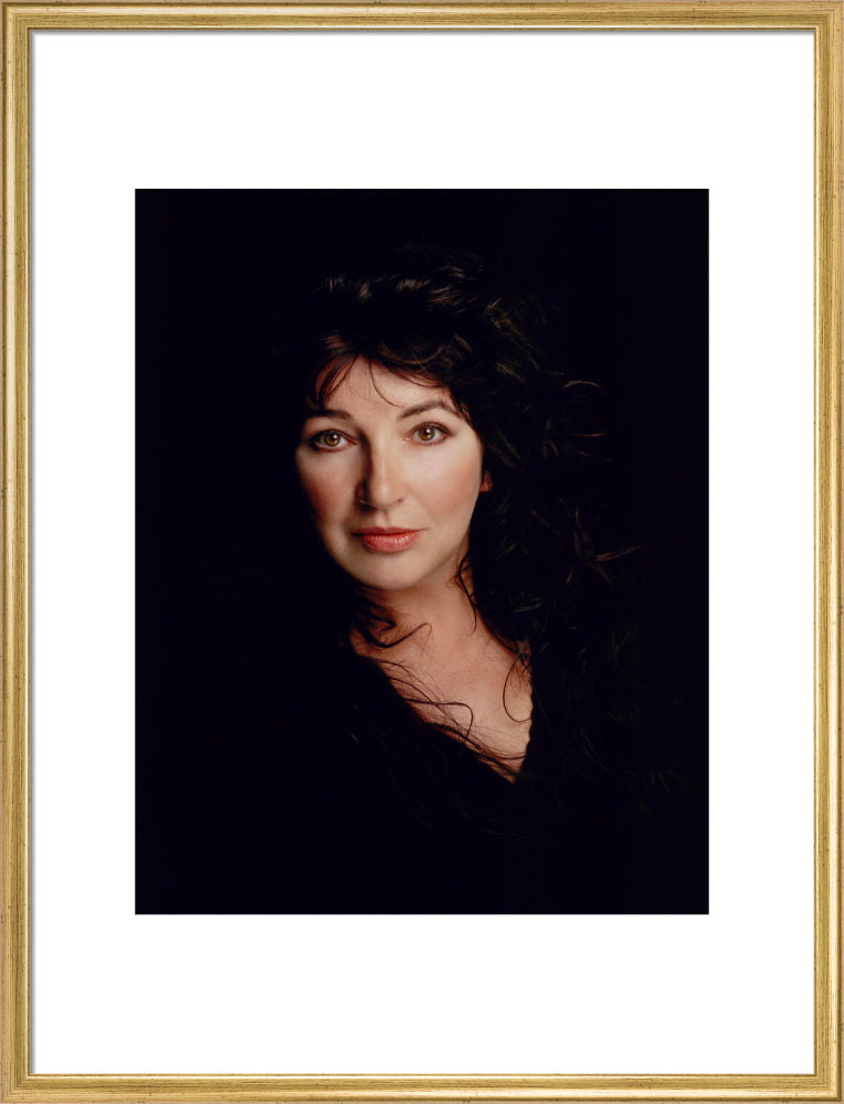 Kate bush portrait print (art print, large, gold frame)