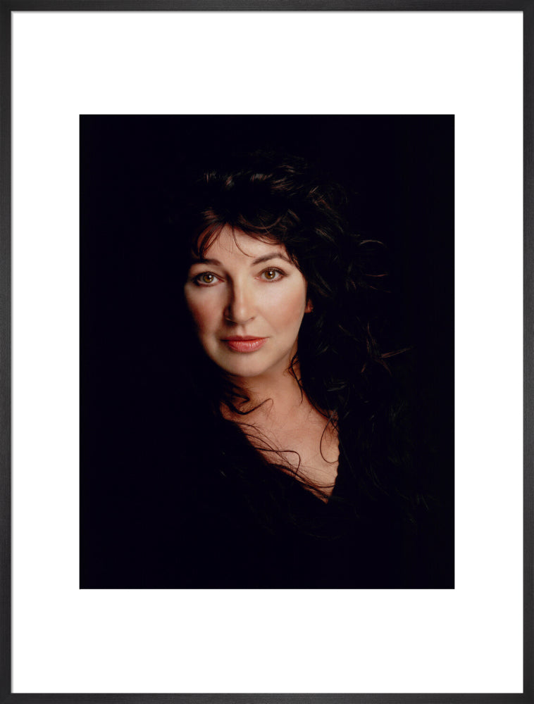 Kate bush portrait print (art print, extra large, black frame)