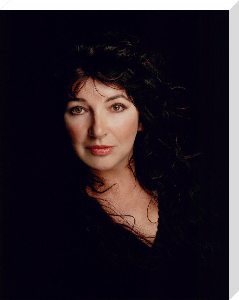 Kate bush portrait print (stretched canvas, large, no frame)