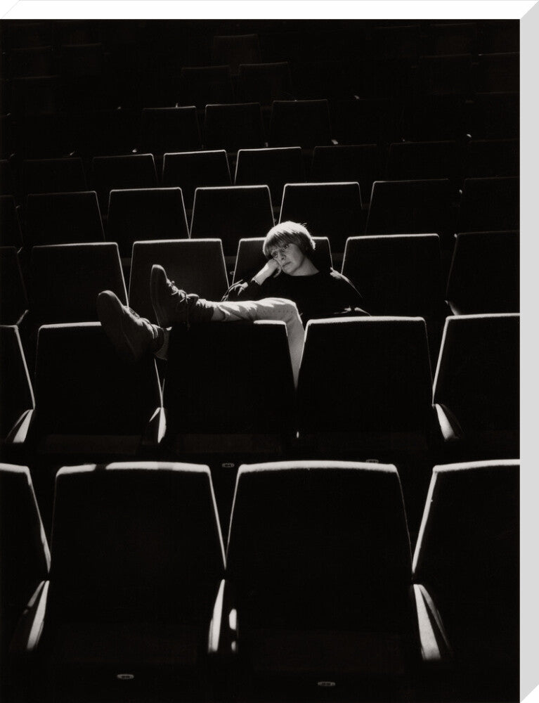 Victoria wood portrait print (stretched canvas, extra large, no frame)