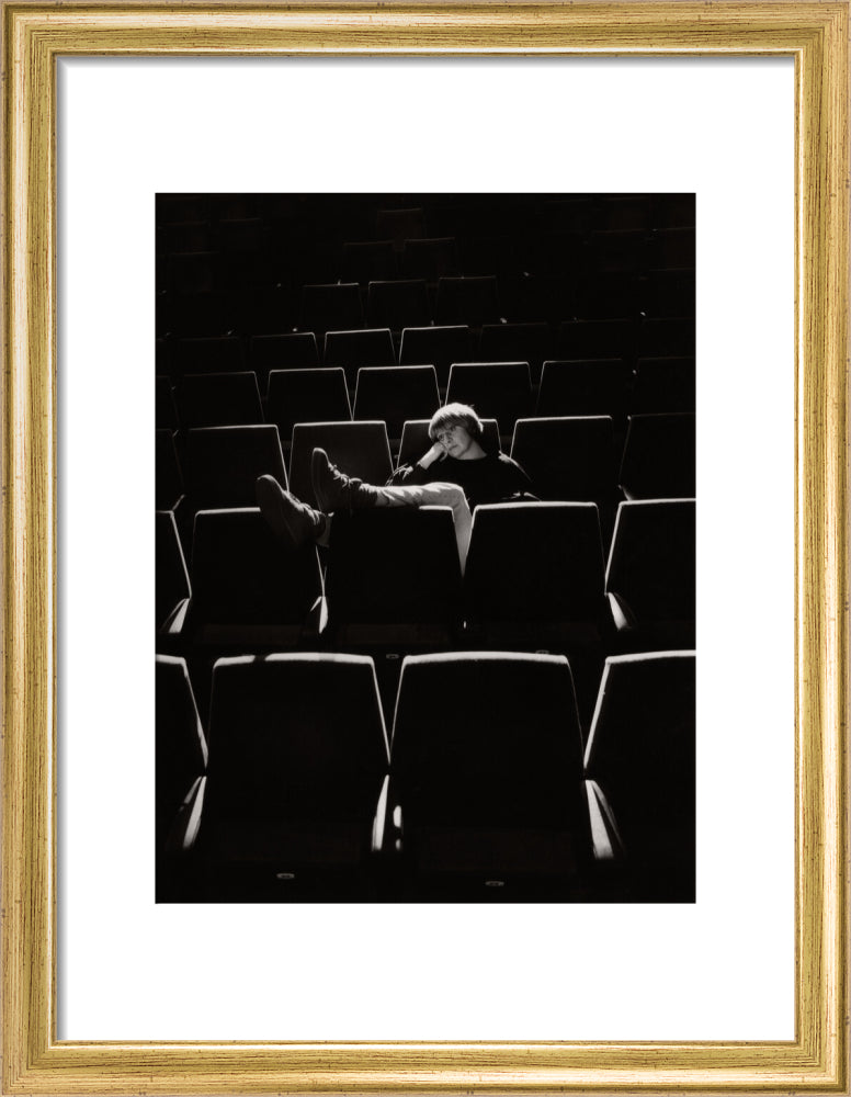 Victoria wood portrait print (art print, small, gold frame)