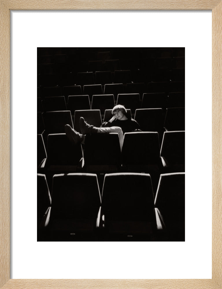 Victoria wood portrait print (art print, small, natural frame)