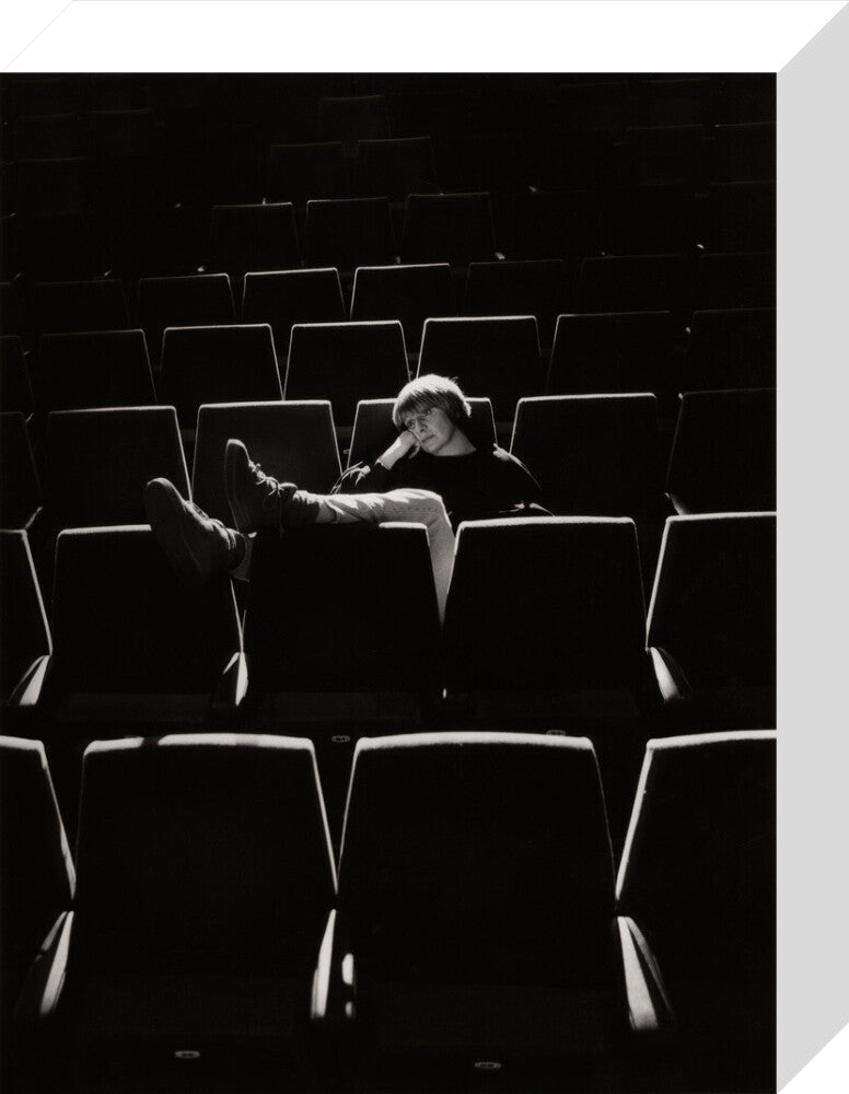 Victoria wood portrait print (stretched canvas, small, no frame)