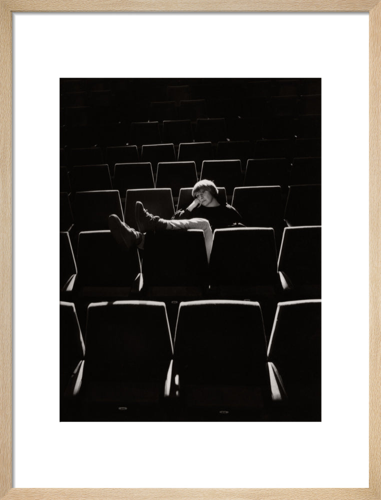 Victoria wood portrait print (art print, medium, natural frame)